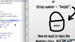 Android Tutorial 2 4 Extras, Baskets, Passing data
