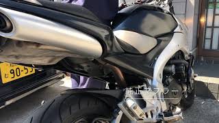 GSR400 Yoshimura Titanuim Exhaust　純正\u0026ヨシムラマフラーサウンド比較