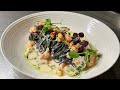 ASMR Squid Ink Seafood Pasta