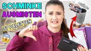 SCHMINKSAMMLUNG AUSMISTEN EXTREME❗️| es wird ZU VIEL 😱 | Sara Isabel