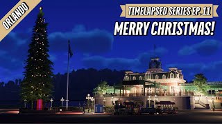 Merry Christmas! - Magic Kingdom Orlando Timelapsed Series EP. 11 - Planet Coaster 2