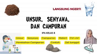 Unsur, Senyawa, dan Campuran Kelas 8 | IPA Bab 5 Kurikulum Merdeka - Lengkap