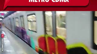 Vandalizan convoy del metro CDMX