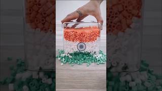 I made the flag of India with Beads #reverse #satisfying #shortvideo #viral #shorts
