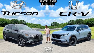 COMPACT CLASH! -- 2024 Honda CR-V vs. 2024 Hyundai Tucson: Comparison