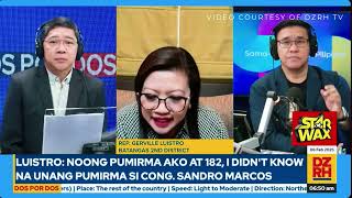 DOS POR DOS - CONGW. JINKY BITRICS LUISTRO MAGSISILBING PROSECUTOR SA SARA DUTERTE IMPEACHMENT TRIAL