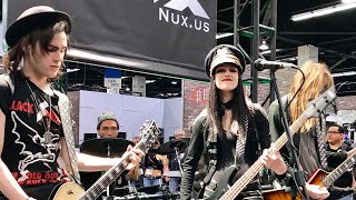 Vigil Of War - Live Wire - The NAMM Show (Cherub Technology/NUX Booth) 1/26/18 4K