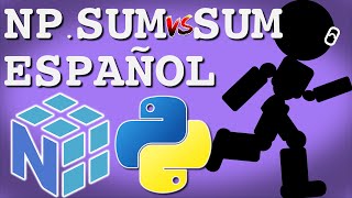 np.sum vs sum - Python Numpy Tutorial en Español
