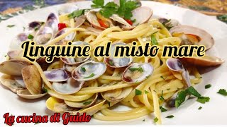 Linguine con misto mare