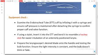 endotracheal intubation \u0026 RSI