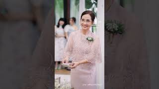 เห็นรูปสวยๆของคุณแม่แล้วดูทุกอย่างเป็นสีชมพูไปหมดเลยค่าา💕| Khunnine Dress