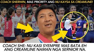 Coach Sherwin MAS PRIORITY ang NU KAYSA sa CREAMLINE! \