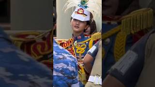 Momen Kak Salma Taruni Cantik AAU Persiapan Tampil #drumband #aau