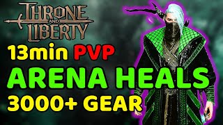 13 MINUTES of Arena PVP HEALING | Bow/Wand | Throne and Liberty