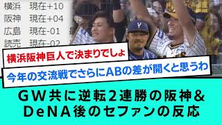 GW共に逆転2連勝の阪神\u0026DeNA!!!後のセファンの反応【阪神タイガース/プロ野球/なんJ反応まとめ・ 2chスレ・5chスレまとめ/VOICEVOX/横浜DeNAベイスターズ/2023年5月4日】