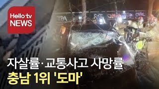 충남 자살률·교통사고 사망률 전국 1위…국정감사 '도마'