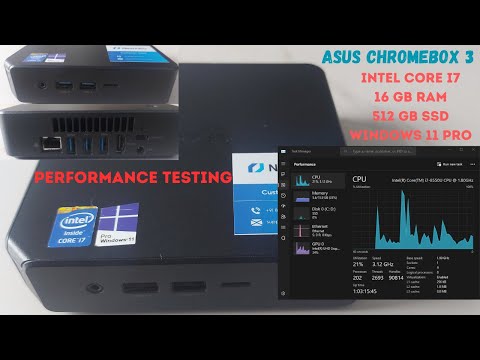Asus chromebox 3 i7 8th gen Performance Testing Filmora and Premier Pro