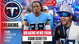 Titan Anderson is LIVE! 🔴 TENNESSEE TITANS TRADE FOR KANSAS CITY CHIEFS CB L’JARIUS SNEED!