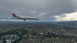 Microsoft Flight Simulator - IBEX CRJ 700 Landing at Osaka (RJOO), Japan