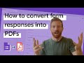 Easily Convert Form Responses into PDFs in Minutes (Step by Step)