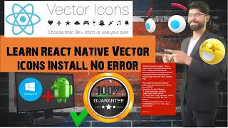 Install React-native Vector Icon with example|react native icons|100 %|React Native Icons|Errorsolve