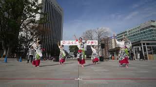 市比野温泉よさこい踊り隊　ふくこいアジア祭り2022　2022年11月20日　天神中央公園貴賓館前広場会場