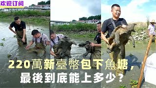 【钓鱼】220萬新臺幣包下魚塘，最後到底能上多少？#捕鱼 #fishing #大表哥抓鱼 #钓鱼