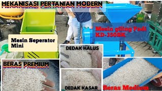 Mesin Selep Padi Mini Bisa Menghasilkan Beras Premium Dengan Seperator // Toko Dos Ni Roha