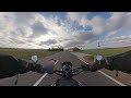 relaxing autumn ride yamaha xsr 125 pov sound only