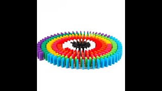 Making of Rainbow Circle Domino