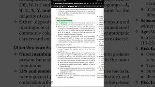 Meningococcal Meningitis Capsular polysaccharide