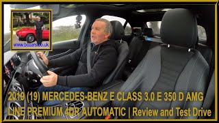 2019 Mercedes Benz E Class 3 0 E350d V6 AMG Line Premium G Tronic | Review and Test Drive