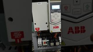 ACS 560 abb VFD parameters settings in mute mode...