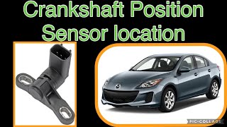 Crankshaft Position Sensor location on a 2013 Mazda 3