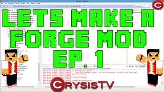 How To Make A Minecraft 1.6.2 Mod Ep. 1: Setting Everything Up! (Minecraft Forge Coding)