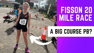 FISSON 20 MILE RACE | A Tough One. Banking Key Marathon Training Long Runs.