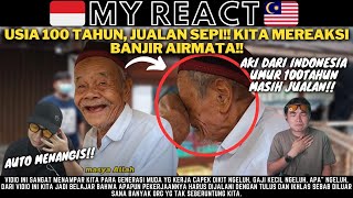 MASYAALLAH THE PAKCIK TIDAK BISA MENAHAN TANGISAN! UMUR 100 TAHUN MASIH SEMANGAT BERNIAGA TAPI SEPI