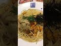 洋麺屋五右衛門の一番高いメニュー食べてみました！ウニといくらと醤油のペペロンチーノ！【感想】