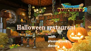 【DQB2】スチームパンクなハロウィンレストラン【Halloween】