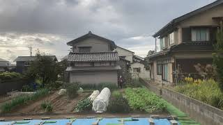 北陸鉄道(浅野川線)車窓 北鉄金沢→内灘/ 8000系(元京王3000系)北鉄金沢1400発