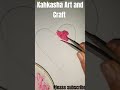 Diy Waste tissue paper craft #3dpainting#shorts#ytshorts#youtubeshorts#kahkasha art and craft