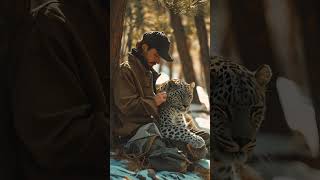 Man Rescues Injured Leopard Stuck in Old Barbed Wire Fence