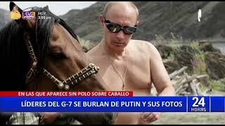 Cumbre del G7: Líderes políticos se burlan de Vladimir Putin y sus fotos