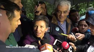 La alcaldesa Claudia López explica las razones de las inundaciones del 25 de febrero en Bogotá