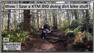 KTM890 Adventure bike in Tuhuya