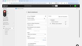 Create a dropdown – Textify Tutorial: textbox, textfield and product options for Shopify