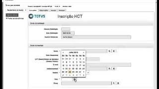 Inscrição HCT   Homologação e Certificação - TOTVS ES/NF