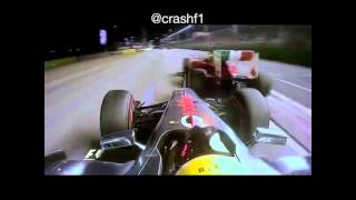 Massa vs Hamilton Singapura 2011