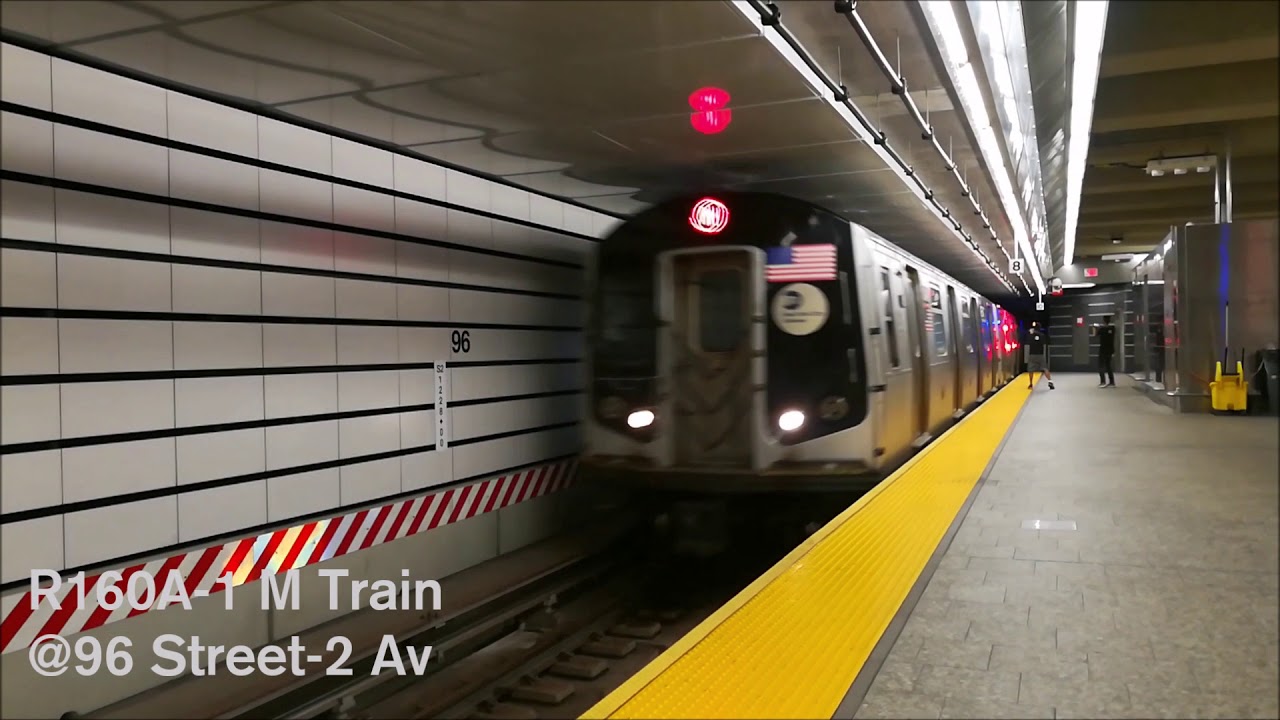 NYC MTA HD: M Train Via The Q Line Action | Second Avenue Subway - YouTube