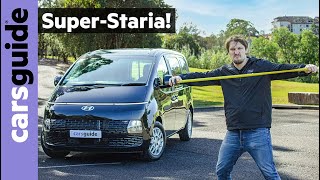 Better than Toyota HiAce? 2023 Hyundai Staria Load review: Premium | New panel van gets all the gear